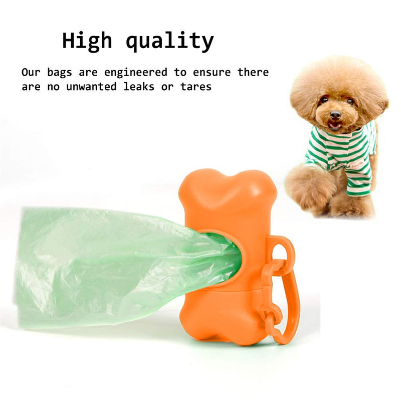 INTVN Dog Poop Bags, Biodegradable, Heavy-Duty Pet Waste Bags with Dispenser Strong Leak Proof Unscented Anti Tear Eco Friendly Pet Waste bags for Pet Garbage Clean Waste Poo Bag Carrier Holder Case - PawsPlanet Australia