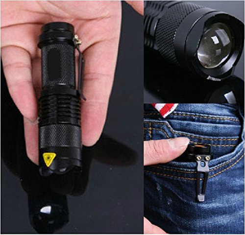 Pocketman SK68 One Mode 300LM Zoomable 396nm UV-Ultraviolet LED Black Flashlight for Detecting Pet Dog Stains Checking Passport Money,Cosmetic and More - PawsPlanet Australia