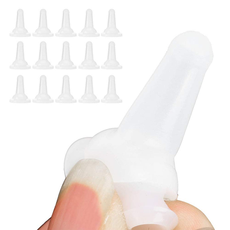 Pet Feeding‑Bottle Nipple, Pet Silicone Nipple, Durable 15Pcs Safety for Small Cat Small Animals - PawsPlanet Australia