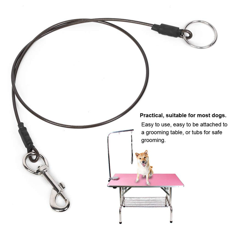 Alinory Bathing Pet Grooming Cable, Single Loop Wire Leash Dog Grooming Loop, Steel Restraint for Pet Bathing Cats Dogs for Pet Shower - PawsPlanet Australia