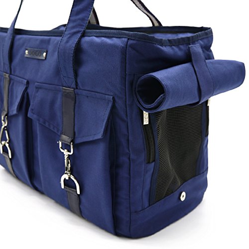 [Australia] - DOGO Buckle Tote Dog Carrier - Navy Blue 