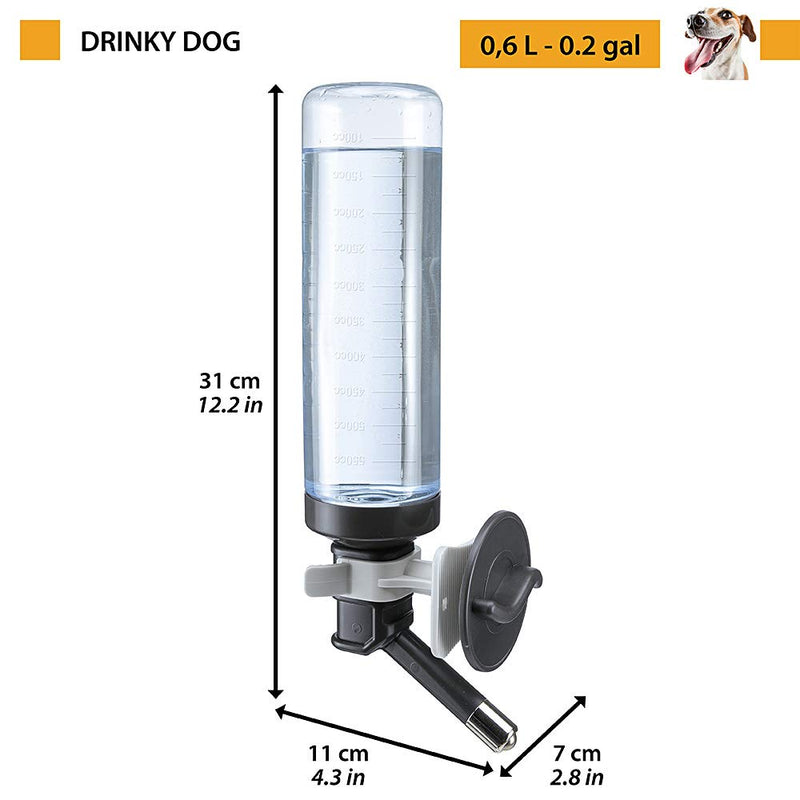 Ferplast Drinky Dog Water Bottle for Pets, 7 x 11 x 31 cm - PawsPlanet Australia