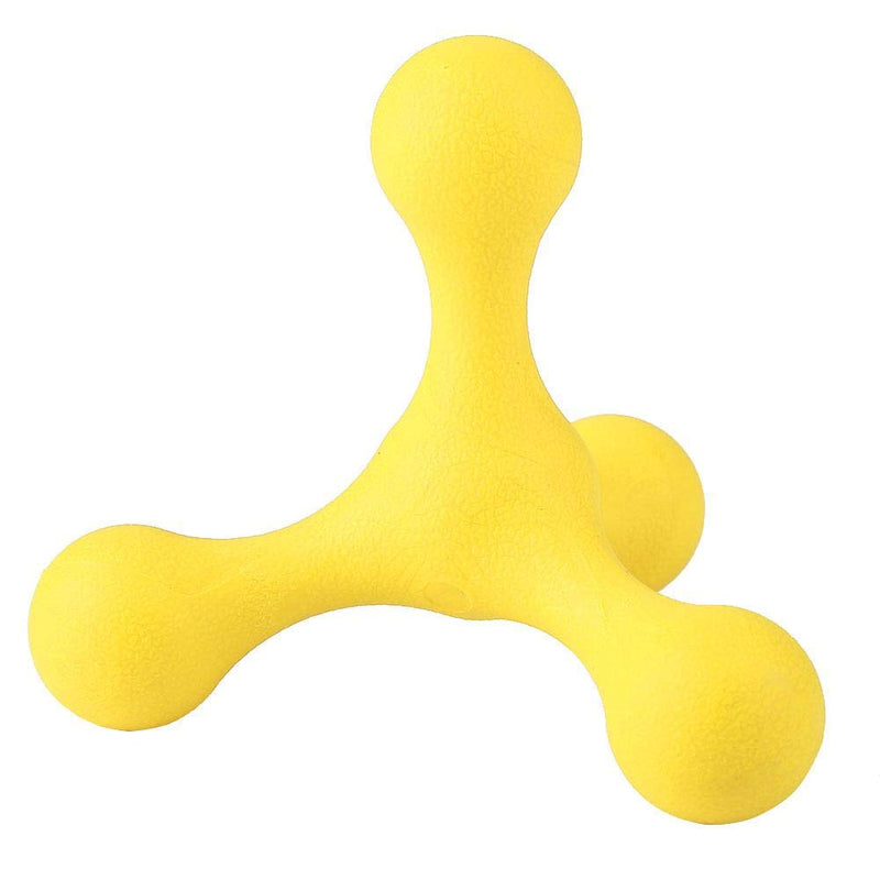 Dogs Chew Toys Pet Dogs Rubber Toy Chew Toys Tug Of War Ball Toys Durable Puppy Teething Toys Small Dog Teeth Cleaning Toys(Yellow) Yellow - PawsPlanet Australia