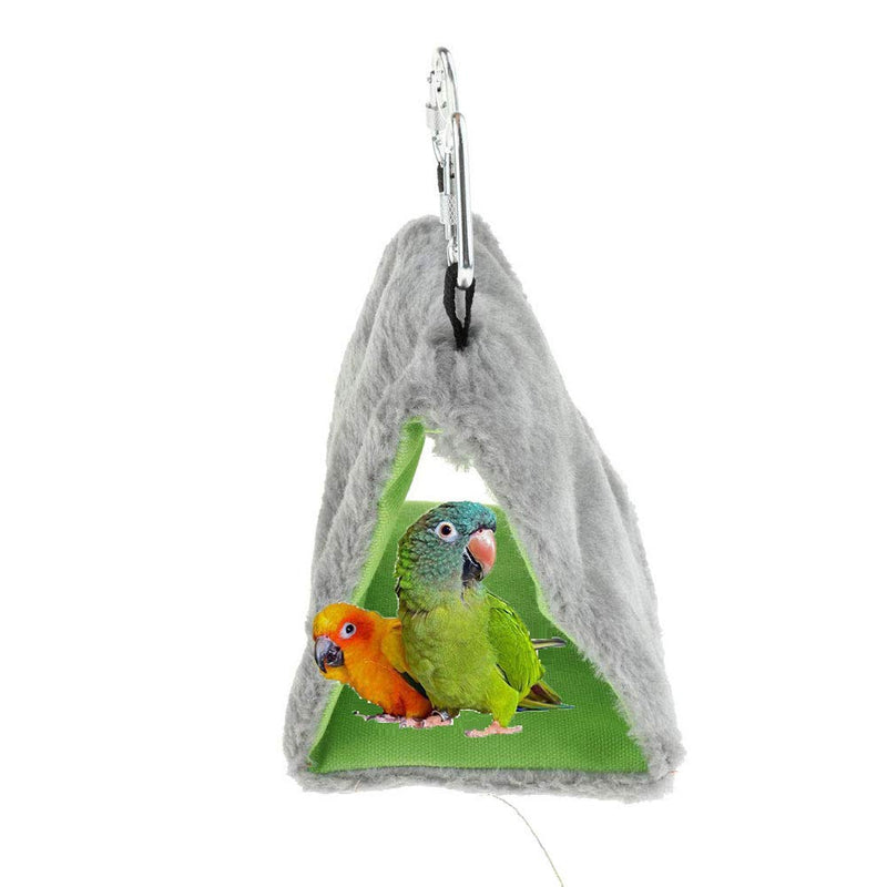 [Australia] - Warm Plush Bird Nest Hammock Hanging Bed Toy for Parrot Parakeet Cockatiel Conure Lovebird Finch Canary Budgie African Grey Cockatoo Amazon Hamsters Rat Chinchilla Ferret Squirrel Cage Perch 