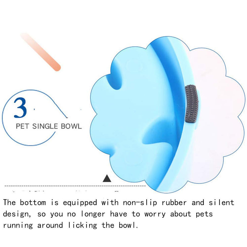 [Australia] - OUKEYI Feeder Slo-Bowl, Feeder Dog Bowl Slow Feeder Stop Bloat for Dogs,Dog Feeder Slow Eating Pet Bowl （Blue） 