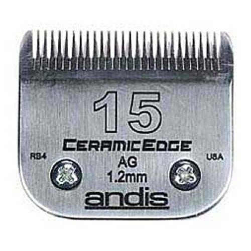 Andis Stainless Steel Pro Quality Grooming Ceramic Edge Clipper Blades Choose Size ! # 7FC Finish Blade = 3.2mm - PawsPlanet Australia