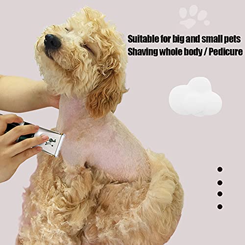 MYLAND Dog Clippers Low Noise Pet Grooming Kit Tools Rechargeable Cordless Electric Hair Clippers for Dogs Cats Pets - PawsPlanet Australia