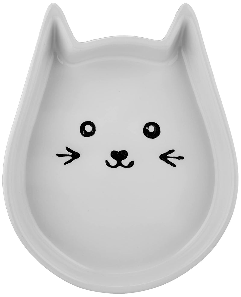 Nobby 73760 Ceramic Cat Bowl – Kitty Face White - PawsPlanet Australia