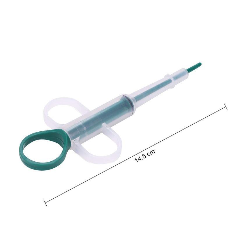 Pet Pill Feeder Safety Dog Cat Tablets Feeder Pill Pusher Pill Gun Pill Popper Soft Silicon Tips Feeding Syringe Plunger Capsules Liquid Medicine Nursing Feeding Tool Dispenser For Small Animal Green - PawsPlanet Australia