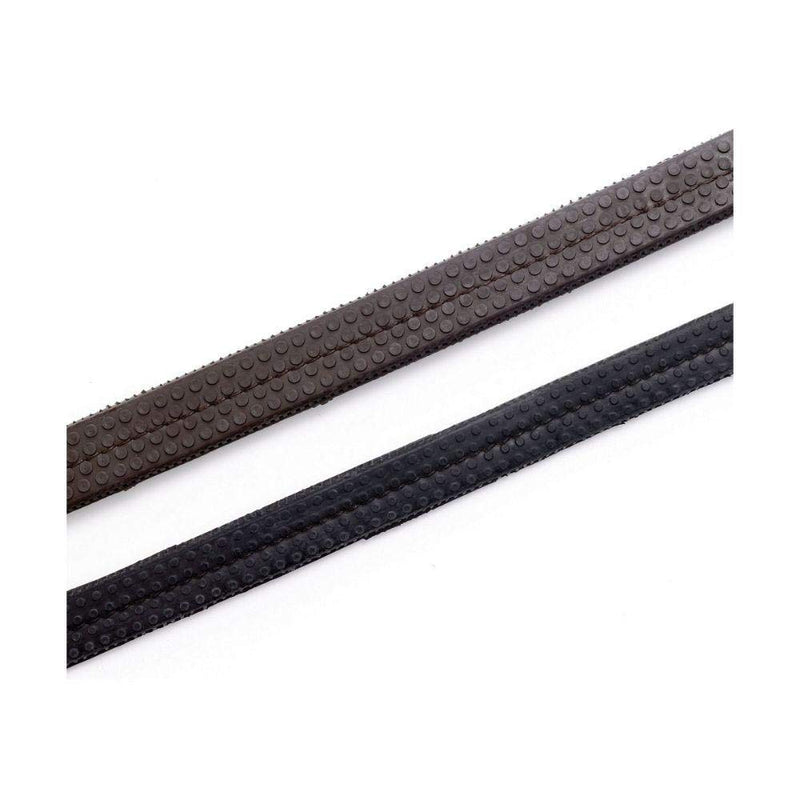 Plain Leather Reins with Billet Fastenings Black or Brown Pony 1/2" - PawsPlanet Australia