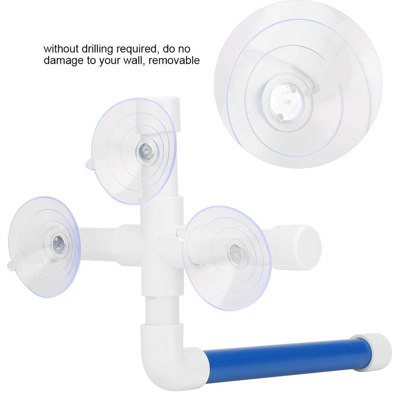 [Australia] - Bird Shower Perches with Strong Suction Cup Parrot Plastic Pipe Stand Toy for Macaw African Greys Budgies Parakeet 