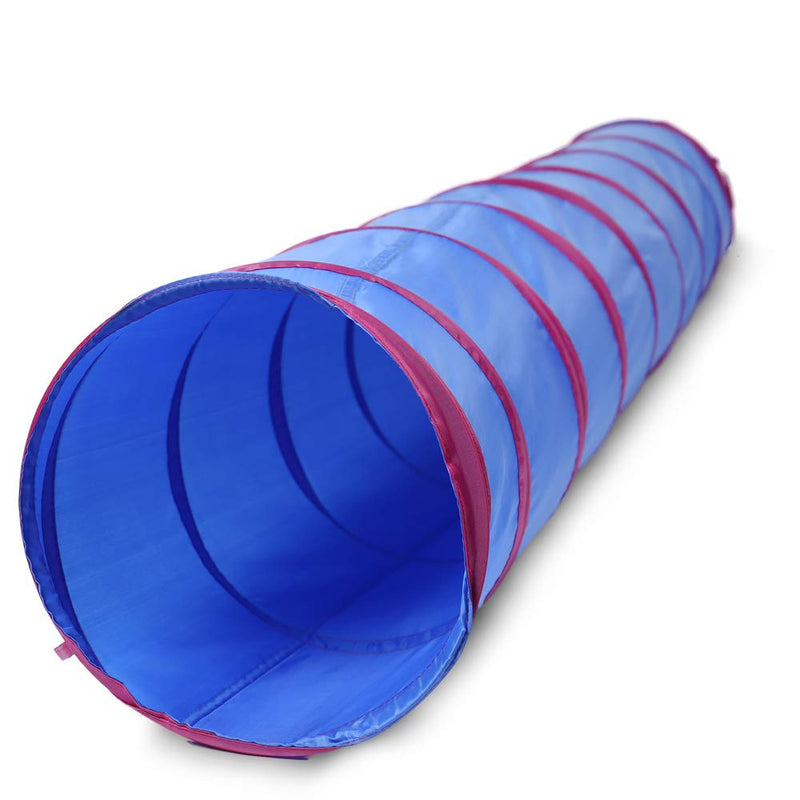 PAWZ Road Indoor Outdoor Cat Tunnel with ground nails and bags, Large Agility Tunnel suitable for cats rabbits Diameter30cm * Length198cm - PawsPlanet Australia