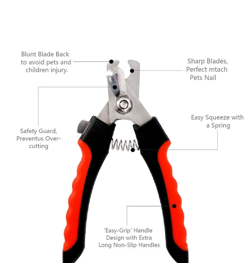 [Australia] - Ochi&Moji Professional Pet Dogs Cats Scissor Nail Clipper Toenail Trimmers 