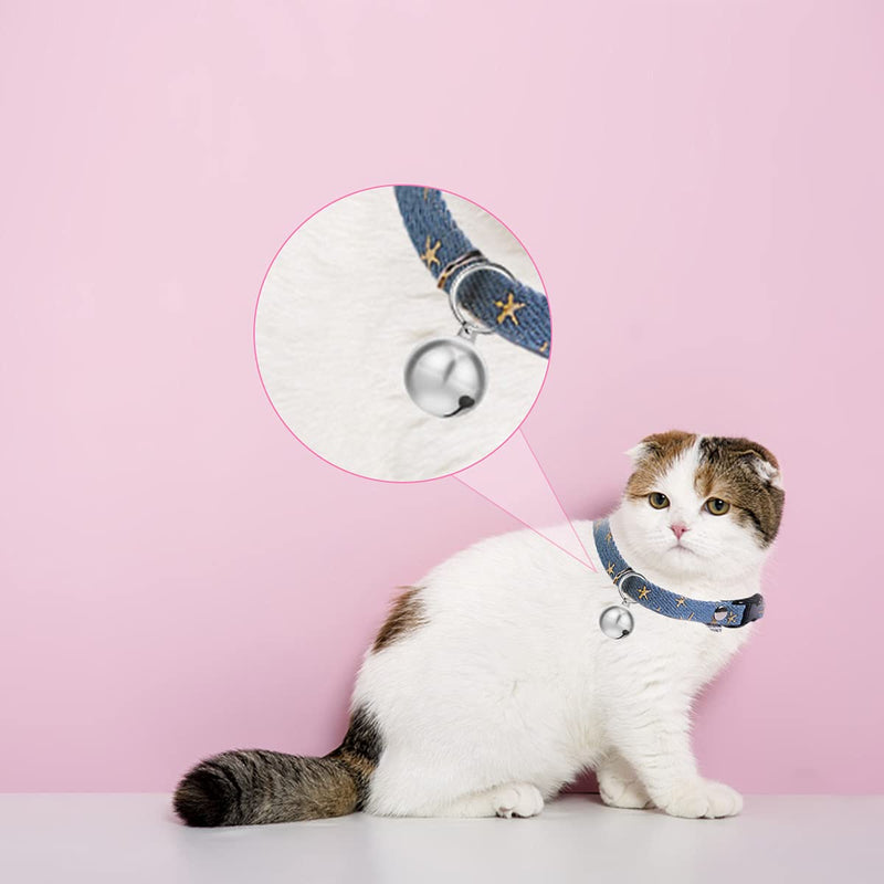 yuntop 25 Sets Cat Bells, Pet Cat and Puppy Dog Collar Bells, Pet Pendant Bells, DIY Crafts Bells (Silver Color) - PawsPlanet Australia