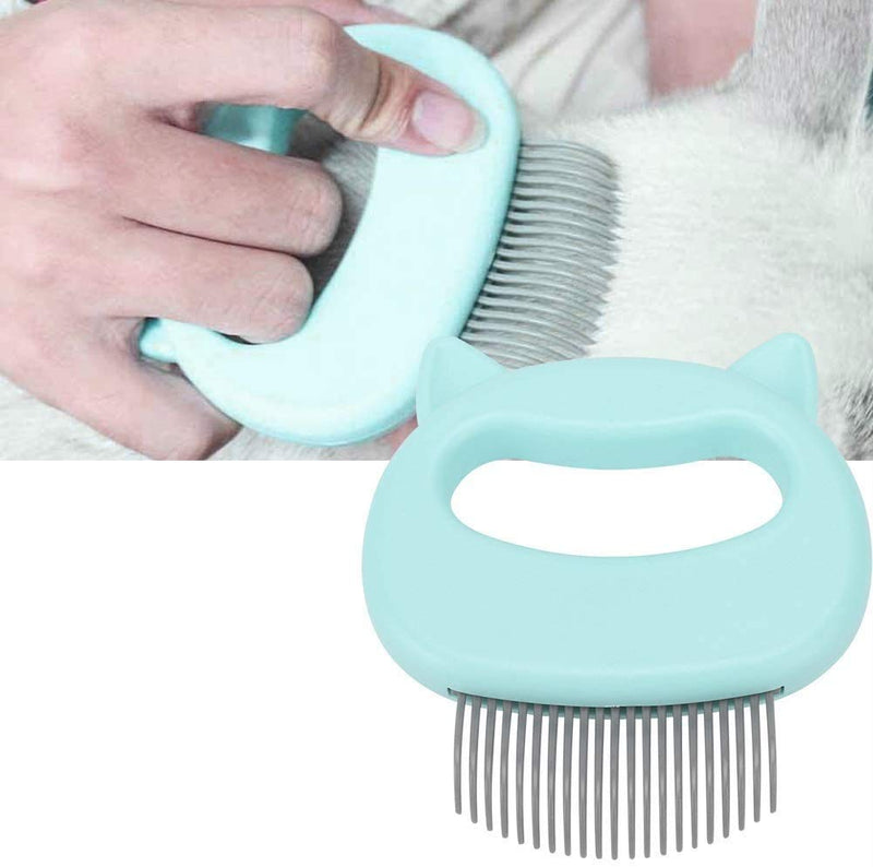 [Australia] - Misyue Pet Hair Removal Comb Cat Massage Trimmer Effective Removing Matted Fur, Knots and Tangles Grooming Tool for Short & Long Hair GREEN 