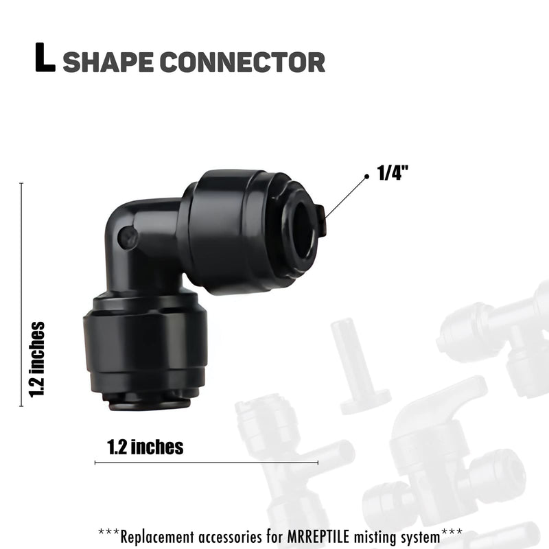 MRREPTILE Connector for Misting Systems, Automatic Reptile Mister Replacement Accessories,Push to Connect Fittings - PawsPlanet Australia