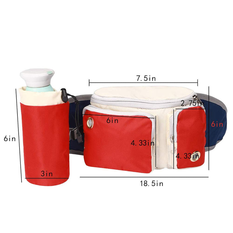 HNYG Pet Training Waist Bag,Outdoor Fitness Bag Training Dog Backpack, Multifunctional Dog Snack Bag with Built-in Poop Bag Dispenser Carries Dog Food and Paper towels,Mobile phone .etc - PawsPlanet Australia