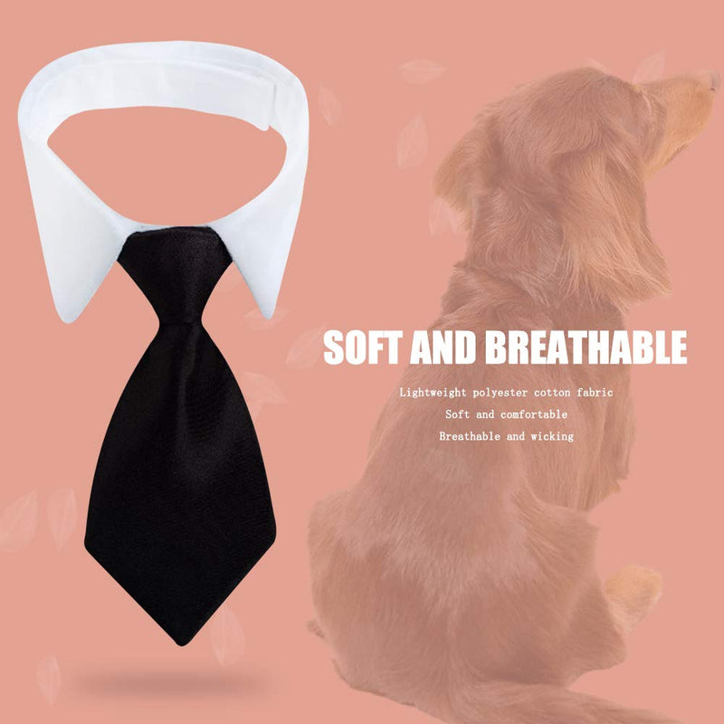 YOFASEN Dog Bowtie Collar - Adjustable Dog Bandanas Washable Dog Kerchief Neckerchief Bibs Pet Dog Scarf Bow Ties Red S - PawsPlanet Australia