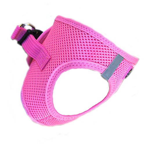 [Australia] - Choke Free Reflective Step in Ultra Harness - Pink American River XX-Small 