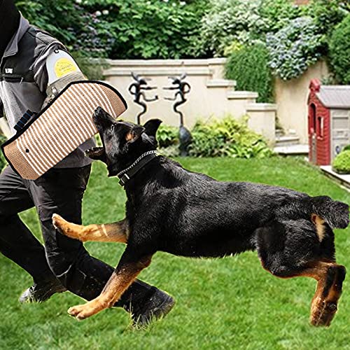 Morezi Dog Bite Sleeve Training Protection, Fit Pit Bull German Shepherd Mastiff, Puppy Small Dogs Training Biting Tugging Toy - Black - PawsPlanet Australia