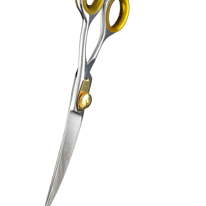 Sharf Gold Touch Grooming Pet Shear, 6.5 Inch Curved Scissors, Use Curved Shears for Cat Shears and Small Dog Shears Or Any Breed Trimming Cuts Curved Scissor - PawsPlanet Australia