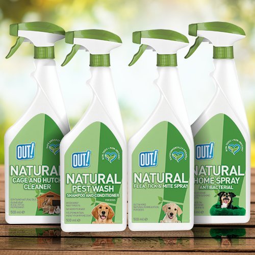 OUT! Natural Pest Wash Shampoo and Conditioner for Dogs, 500 ml - PawsPlanet Australia
