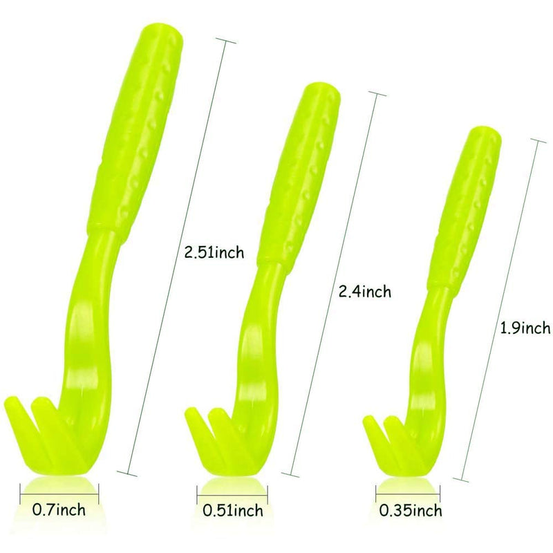 HouChanges 3Pcs Tick Remover Tool,Painlessly Tick Twister for Dogs Cats and Humans Pets Green Tick Hook Green - PawsPlanet Australia