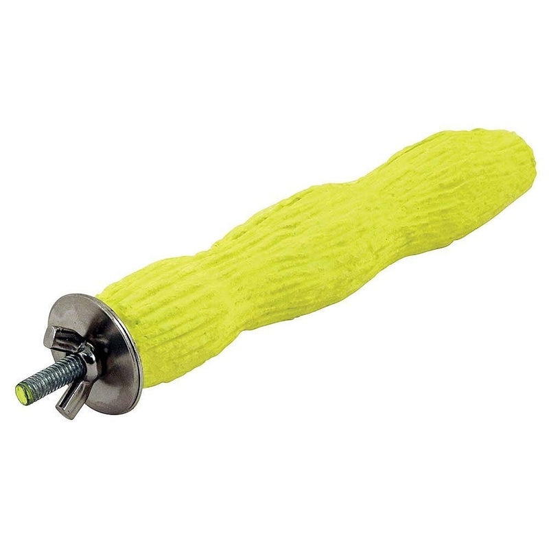 PARROT ESSENTIALS Textured Calcium Parrot Perch Sandpaper Perch  Edible Calcium for Birds like Budgie, Cockatiel, African Grey  Parrot and Budgie Mineral Block - 13cm Long Diameter 1.5cm Small - PawsPlanet Australia