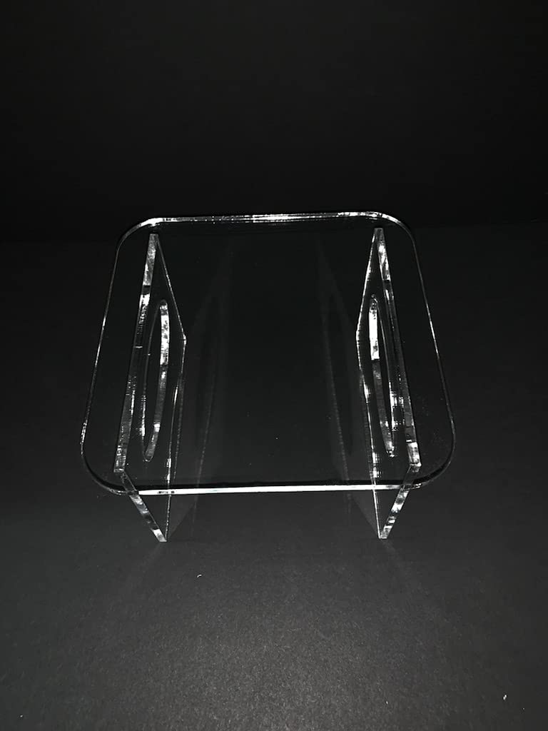 Clear 1/4" Acrylic Skimmer Stand 8x8x4 - PawsPlanet Australia