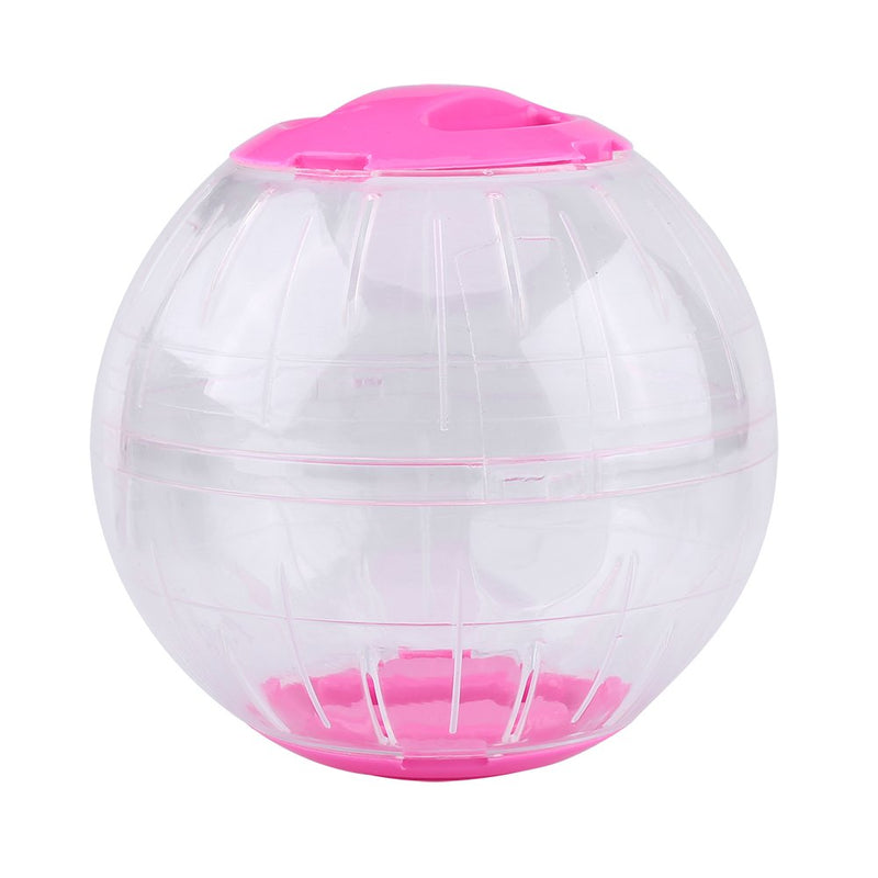 Oumefar 3Colors Hamster Exercise Ball Plastic Hamster Toy Roll-Around Mini Ball Exercise Wheels for Small Animal Hamster Gerbil(Pink) Pink - PawsPlanet Australia