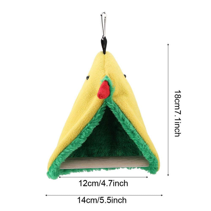 Bird Hammock, Snuggle Cave Happy Hut Bird Hideaway Warm Bird Happy Tent Canary Cage Stand Perch Toy for All Kinds of Birds - PawsPlanet Australia
