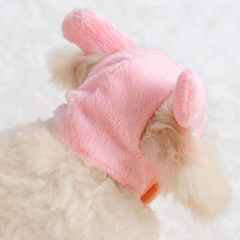 [Australia] - Rabbit Cute Top Hat for Pets Pink L L 10-15kg 