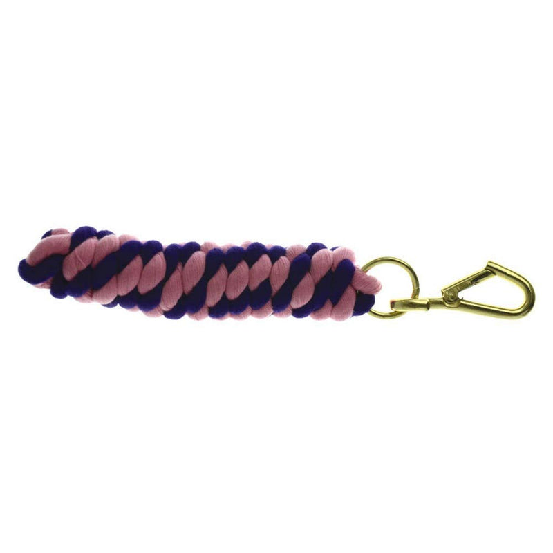 Hy Two Tone Twisted Lead Rope (2.2 metres) (Navy/Pink) - PawsPlanet Australia