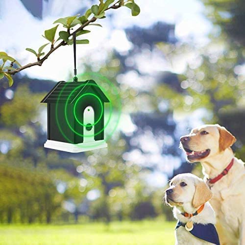 Geohee Anti Barking Device,Bark Box Outdoor Device with Adjustable Ultrasonic Level Control Safe for Small Medium Large Dogs, Sonic Bark Deterrents, Bark Control Device - PawsPlanet Australia