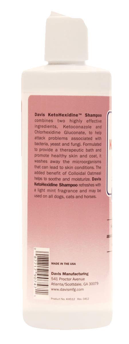 [Australia] - Davis KetoHexidine Shampoo Pets, 12 oz 12 Ounce 