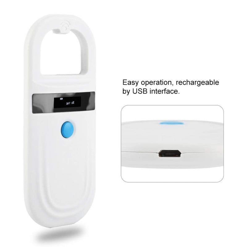 Chip reader for animals animal pet tag chip reader microchip reader microchip scanner microchip scanner RFID 134.2Khz, pet tag ID microchip scanner for animal tracking FDX-B - PawsPlanet Australia