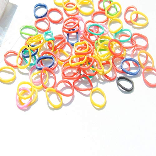 CathEU Pet supplies orthodontic elasticity, orthodontic multicolor elastic rubber bands, rubber bands are very suitable for dog grooming, top knots, braids and braids (colours) colours - PawsPlanet Australia