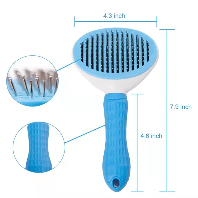 GYYYDSAI Dog Brush, Cat Brush Dog Comb Hair Removes Pet Hair Comb, Dog Grooming Pet Dog Hair Brush for Puppy Kitten Massage Removes Loose Undercoat, Mats, Tangled Hair, Shed Fur - PawsPlanet Australia