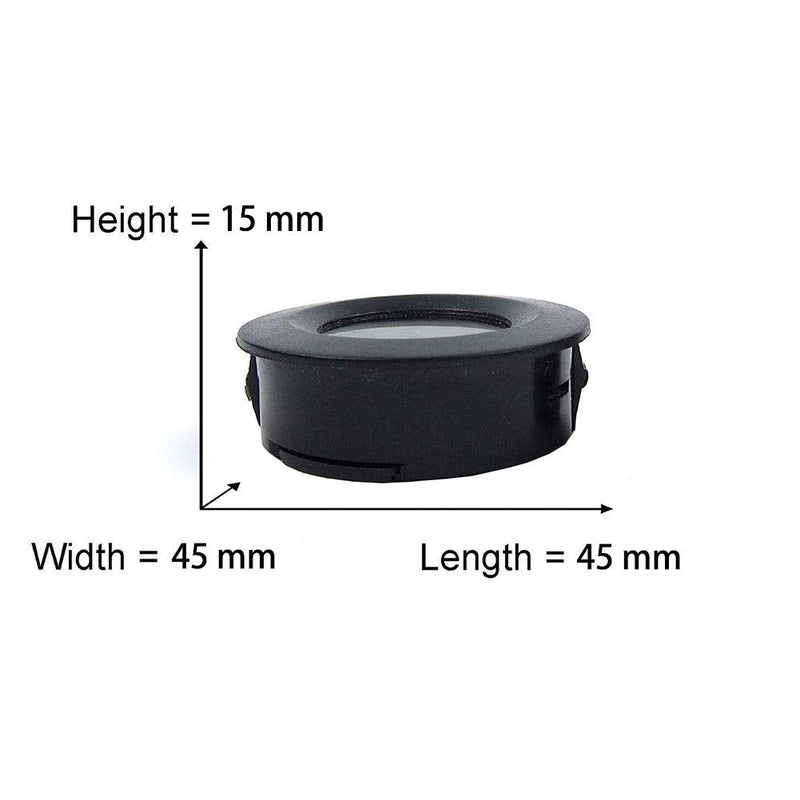 INRIGOROUS Reptile Thermometer, Pack of 2 digital hygrometer thermometer Gauge Terrarium Hygrometer Lizard Spider Tortoise Tank Switchable Celsius Fahrenheit (Black) Black - PawsPlanet Australia