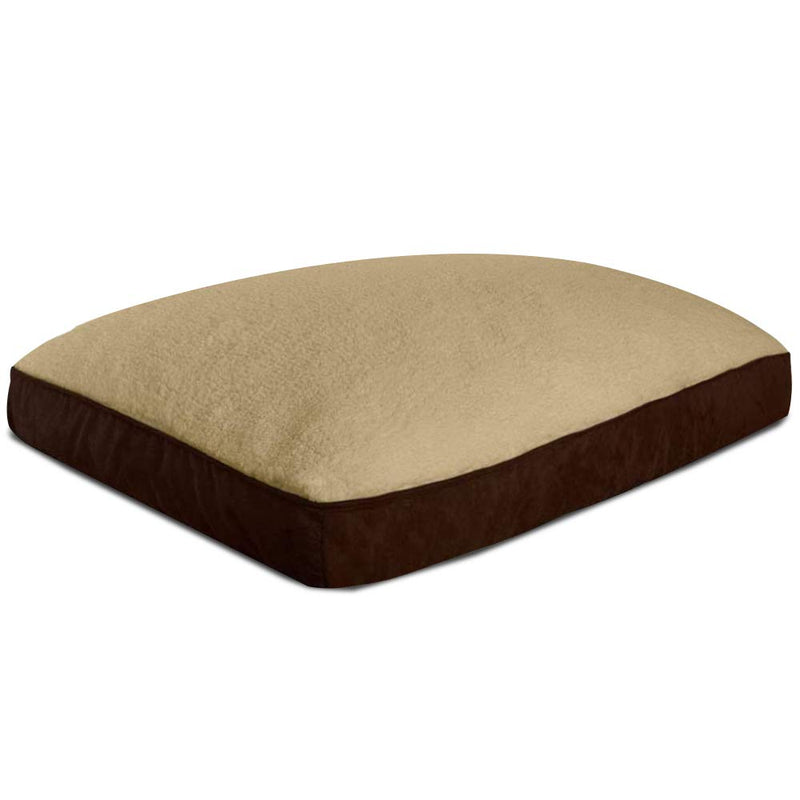 [Australia] - Floppy Dawg Universal Dog Bed Cover Replacement Medium Beige, Brown 