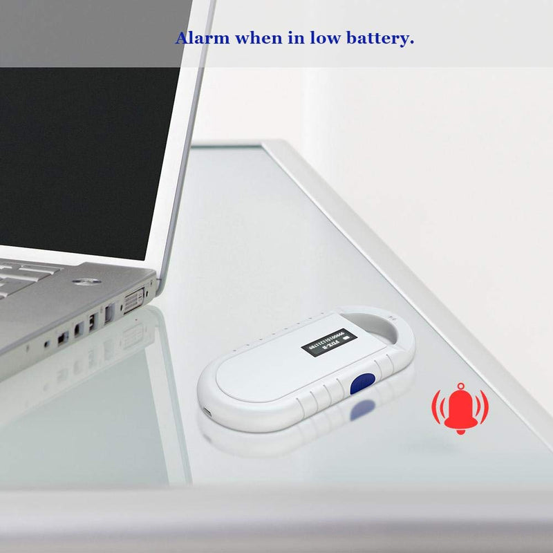 Pet Microchip Scanner, Portable Handheld Animal Chip Reader, USB Rechargeable Low-Frequency Pet Tracker, with Backlight Screen, for ISO 11784/11785, FDX-B and ID64 - PawsPlanet Australia