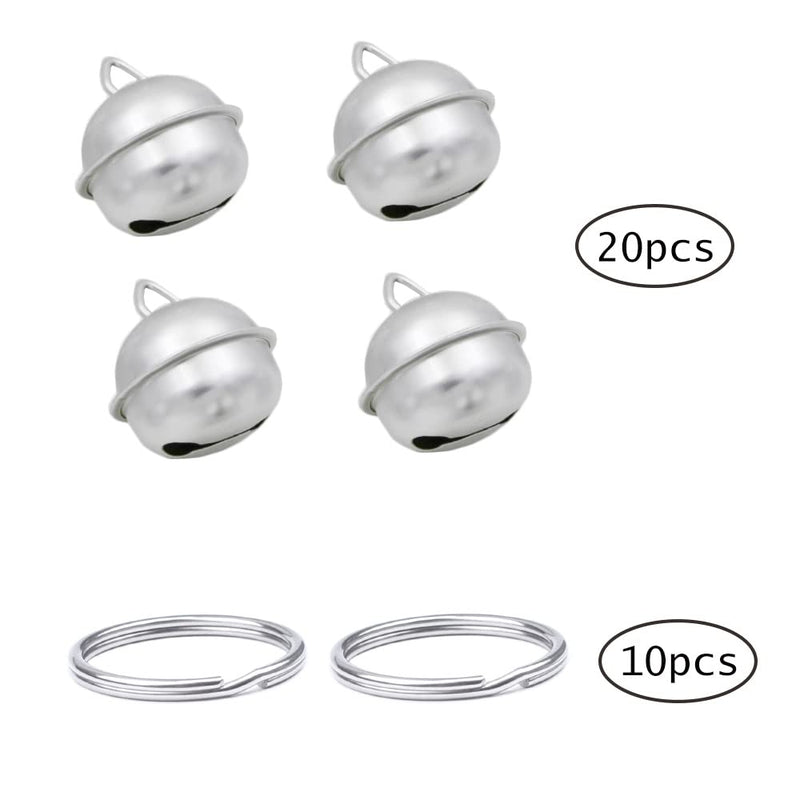 Sctmda Pet Bells for Collars Pack of 10 Loud Dog Bells Cat Bells Collar Small Bells Bells Dog Collar Bells Collar Pendant Dog Collar Charms for Decoration - PawsPlanet Australia