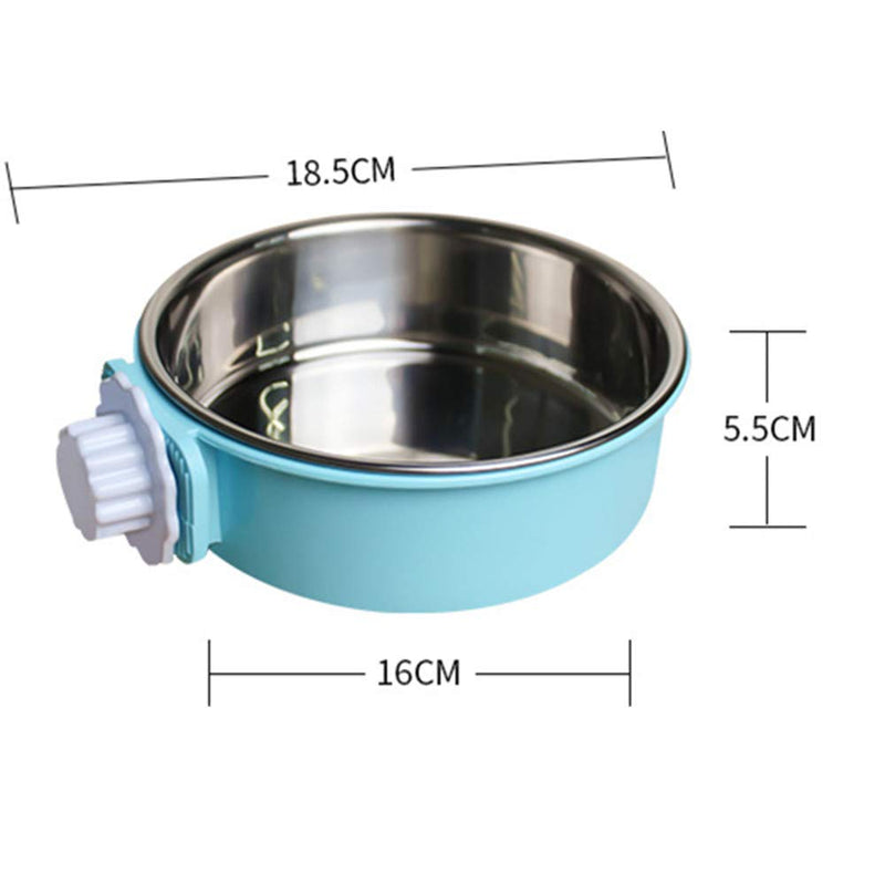 2-in-1 dog bowl ,dog bowls with stand stainless steel pet dog water bowl travel , for crate and cage small animals such as cats and dogs Suitable for small and medium dogs L - PawsPlanet Australia