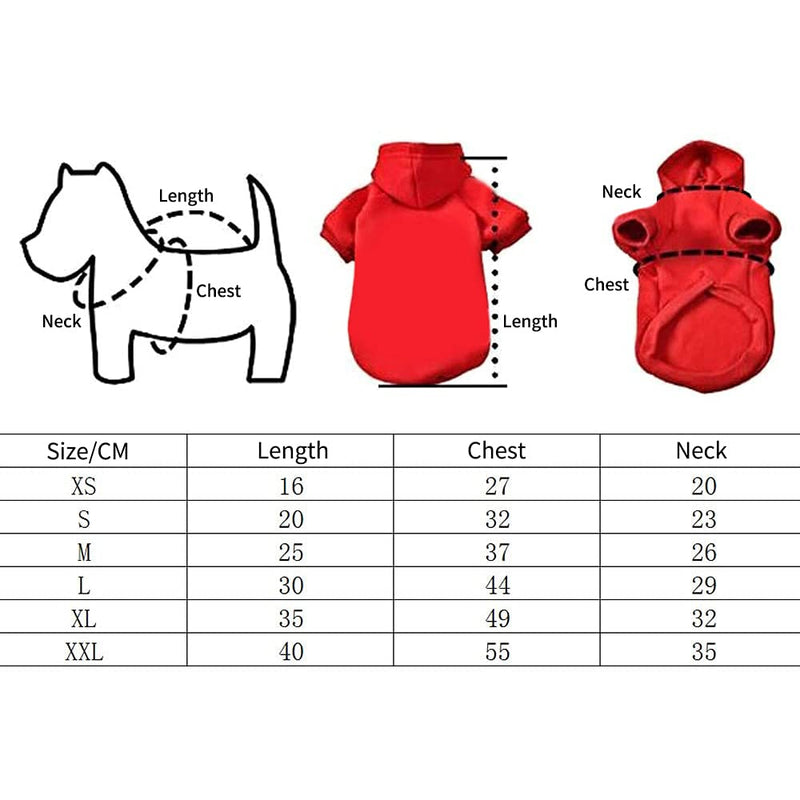 EASTLION Pet Puppy Dog Cat Coat Clothes Hoodie Sweater Costumes,Yellow,S S Yellow - PawsPlanet Australia