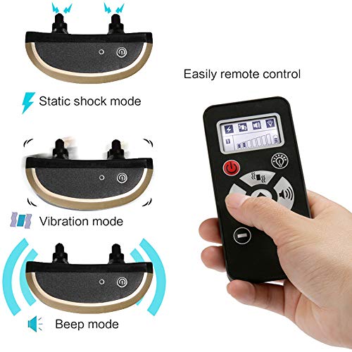 [Australia] - lovely home 【2020 New Versions】 Dog Training Collar with Remote Control Rechargeable and Waterproof Dog Shock Collar with Beep, Vibration and Shock Dog Collar for Small, Medium and Large Dogs 