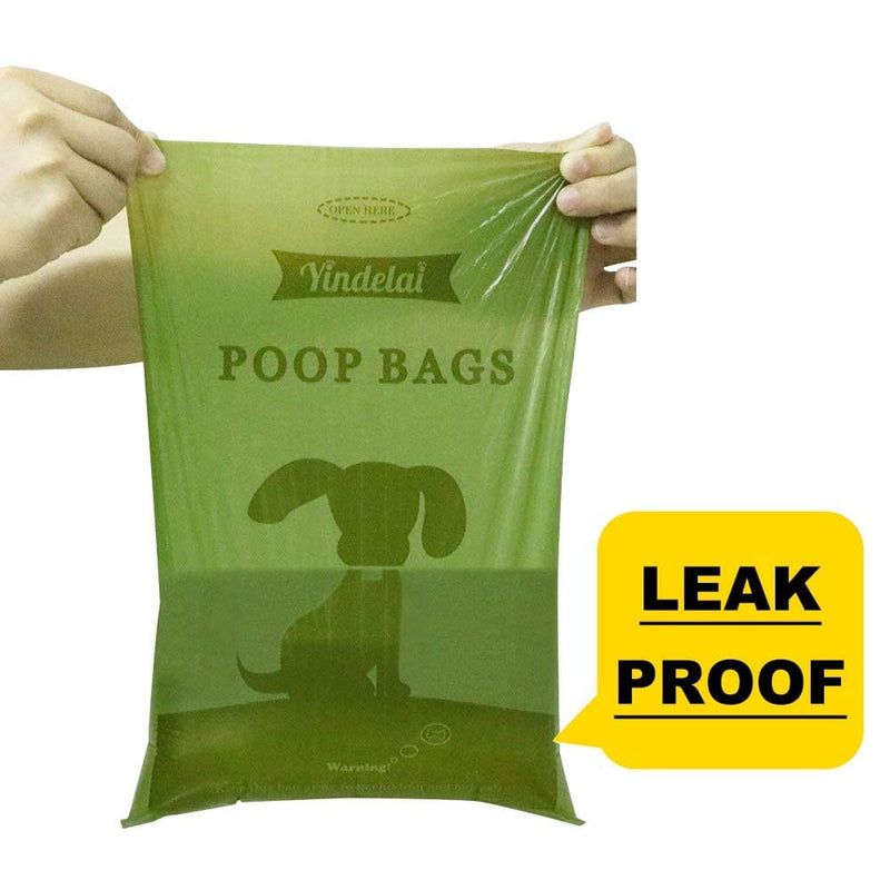 Yingdelai dog waste bags 26 rolls (390 bags), waste bags for dogs biodegradable with 1 dispenser, leak-proof organic dog waste bags with scent 1 piece (pack of 390) perfumed - PawsPlanet Australia