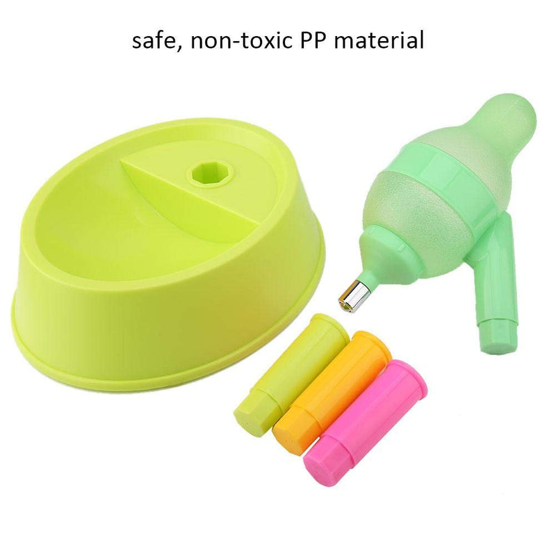 Pet Water Dispenser Pet Cat Standing Water Dispenser Cat Dog Standing Bowl Adjustable Height Water Feeder Drinking Bottle with No-drip Nozzle(Green) Green - PawsPlanet Australia