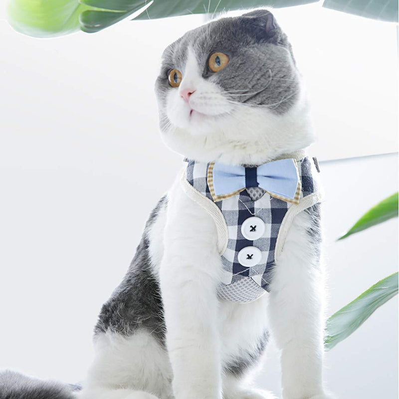 Pet Traction Rope Vest Dog Harness Cotton Breathable Air Mesh Front Clip Vest for Dogs Cats Outdoor Walking - PawsPlanet Australia