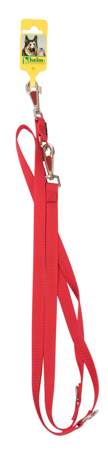 heim 505284 Dog Lead Nylon 200 cm Red - PawsPlanet Australia