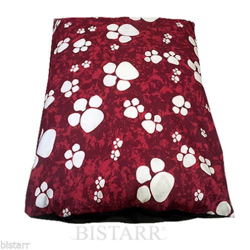 1 Piece LARGE size (27" x 37") DOG BED Pillow ~ Washable Cover with ZIP & Random Designs (COVER ONLY) - PawsPlanet Australia